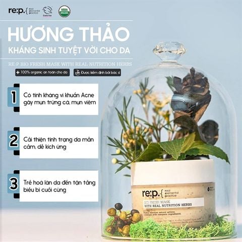 Mặt Nạ Đất Sét RE:P Bio Fresh Mask 130g