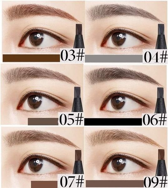 Chì xé kẻ Mày Phẩy Sợi Haozhuang Make Up Milano Eyebrow Pencil Precicion