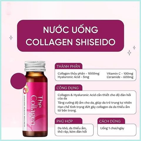 Nước Uống Shiseido The Collagen 50mlx10 Chai