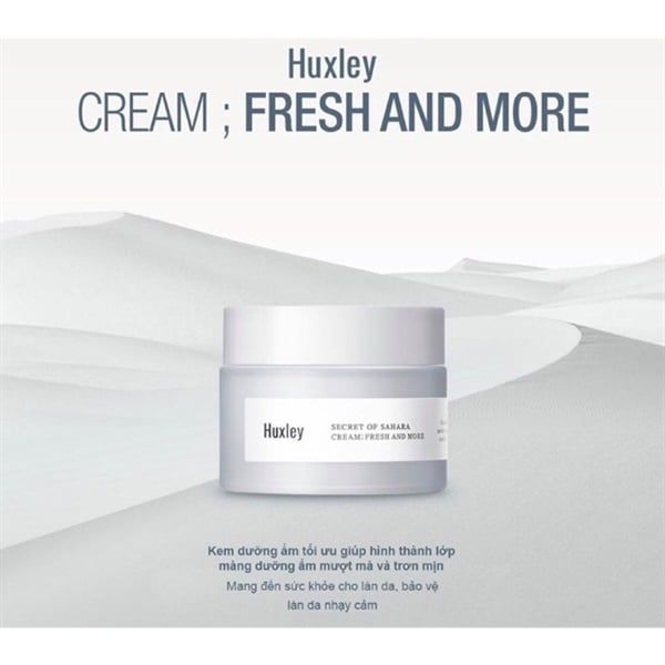 Kem Dưỡng Ẩm Chiết Xuất Xương Rồng Huxley Cream Fresh And More