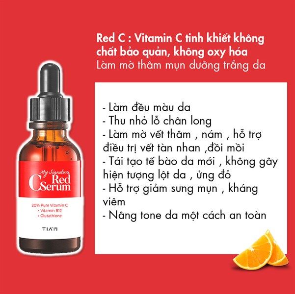 Tinh Chất Dưỡng Trắng Tiam My Signature Red C