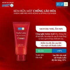 Kem Rửa Mặt Hada Labo Pro Anti Aging 80g