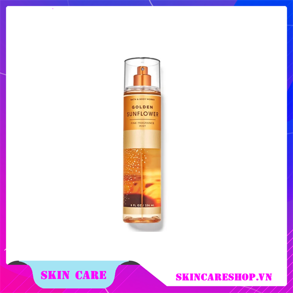 Xịt Thơm Bath & Body Works Golden Sunflower Fine Fragrance Mist