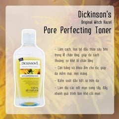 Nước hoa hồng Dickinson's Original Witch Hazel Pore Perfecting Toner 473ml