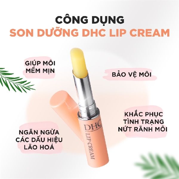 Son Dưỡng Không Màu Làm Hồng Môi DHC Lip Cream 10g