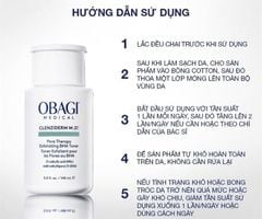 [Phiên bản mới] Toner BHA giảm mụn Obagi Medical Clenziderm M.D. Pore Therapy Exfoliating 148ml