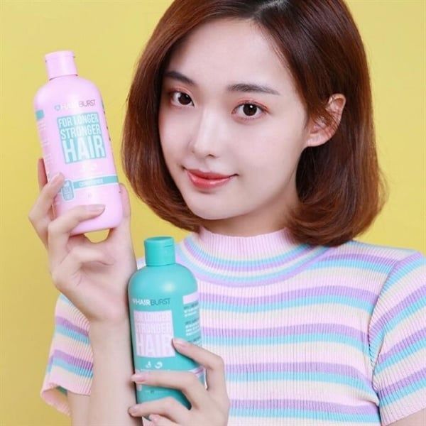Set Hairburst Gội Xả For Longer Stronger Hair Kích Thích Mọc Tóc (Dầu Gội 350ml + Dầu Xả 350ml)