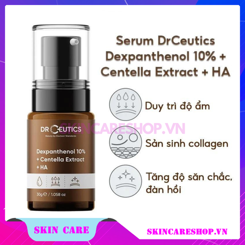 Tinh Chất DrCeutics B5 Dexpanthenol 10% + Centella Extract + HA 30ml
