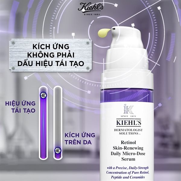 Tinh Chất Giúp Da Tái Tạo, Căng Mướt & Sáng Khỏe Kiehl’s Retinol Micro Dose 30ml