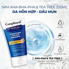 Gel Rửa Mặt Compliment No Problem Cleansing Gel 200ml