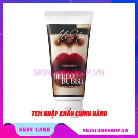 Kem xả mise en scene Hello Bubble All Star Smoothing Treatment 180ml