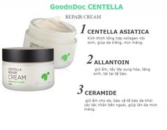 Kem Dưỡng Phục Hồi Da Chiết Xuất Rau Má Goodndoc Centella Repair Cream 50ml