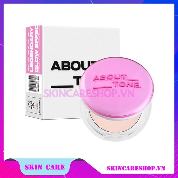 Phấn Phủ Nén Căng Bóng Eglips About Tone Glow Powder Pact 9g