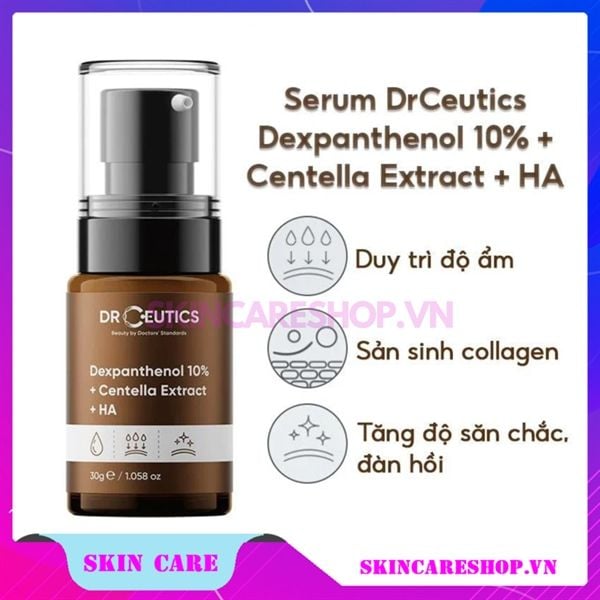 Tinh Chất DrCeutics B5 Dexpanthenol 10% + Centella Extract + HA 30ml