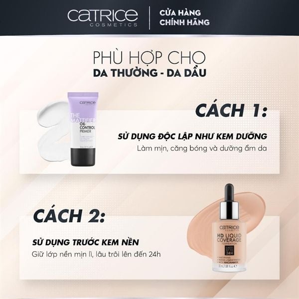 Kem Lót Catrice The Mattifier Oil-Control Primer 30ml