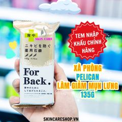 Xà phòng hỗ trợ Trị mụn lưng Pelican For Back Medicated