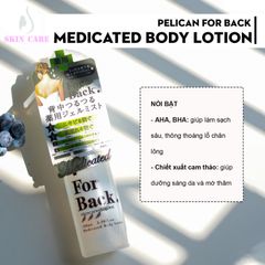 Xịt Trị Mụn Và Thâm Lưng Pelican For Back Medicated Body Lotion 100ml