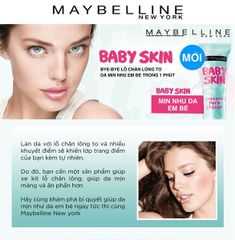 Kem Lót Trang Điểm Maybelline Baby Skin Pore Eraser 22ml