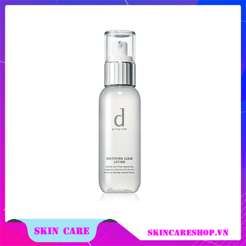 Nước Cân Bằng Dưỡng Trắng Da D Program Whitening Clear Lotion 125ml