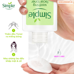 Nước Hoa Hồng Cho Da Nhạy Cảm Simple Soothing Facial 200ml