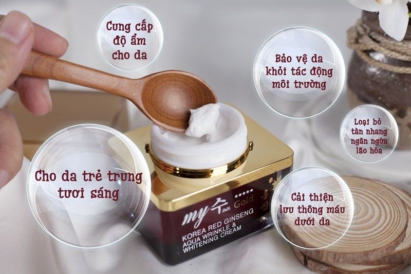 Kem Dưỡng My Gold Korea Red Ginseng White Cream 50ml