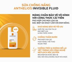 Sữa Chống Nắng La Roche-Posay Anthelios UVMune 400 Fluide Invisible Fluid SPF50+ 50ml