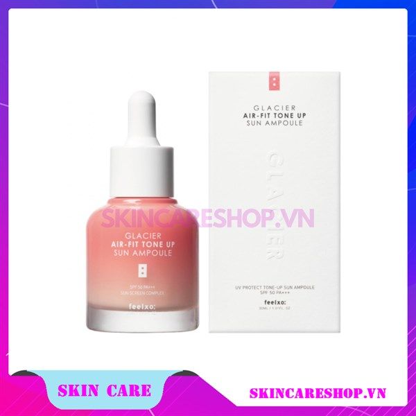 Tinh Chất Dưỡng Da Chống Nắng Glacier Air Fit Tone Up Sun Ampoule Spf50 PA+++ 30ml