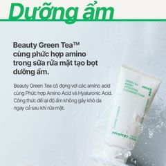 Sữa Rửa Mặt innisfree Green Tea Amino Hydrating Cleansing Foam 150g