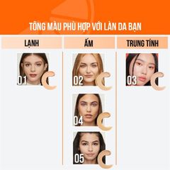 Kem Nền Tươi Mướt Chống Nắng Maybelline Fit Me Fresh Tint SPF50