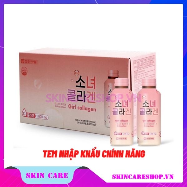 Nước uống Girl Collagen Hộp 10 chai (100ml/chai)