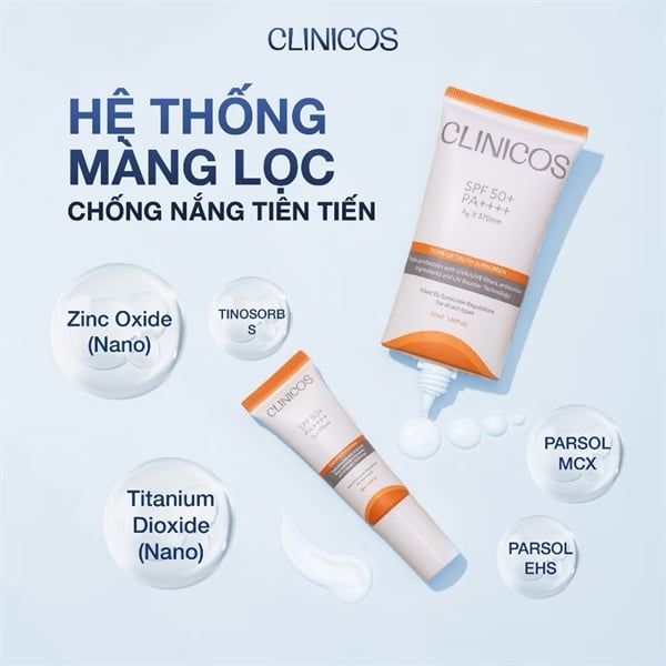 Kem chống nắng nâng tông tự nhiên Clinicos Tone Up Truth Sunscreen SPF50+ 50ml