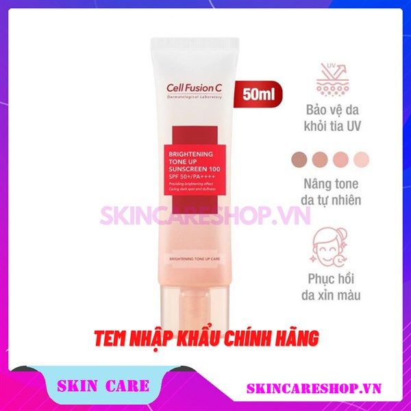 Kem Chống Nắng Nâng Tông Da Cell Fusion C Brightening Tone Up Sunscreen 100 SPF50+/ PA 50ml