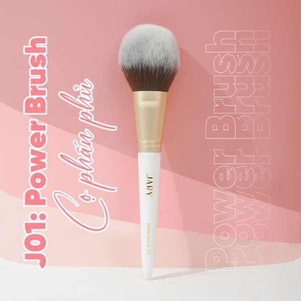 Cọ Phấn Phủ Đầu Tròn Jary Powder Brush - J01