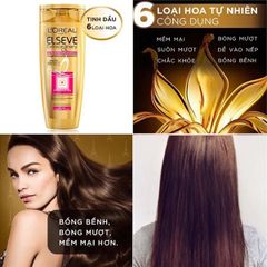 Dầu gội dưỡng tóc suôn mượt Elseve Extraordinary Oil Ultra-Nourishing Shampoo