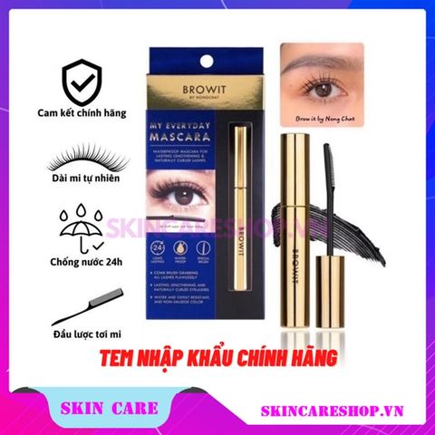 Mascara Chống Nước Browit By Nong Chat My Everyday 5.5g