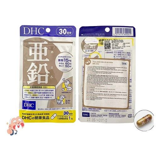Viên Uống DHC Zinc Bổ Sung Kẽm