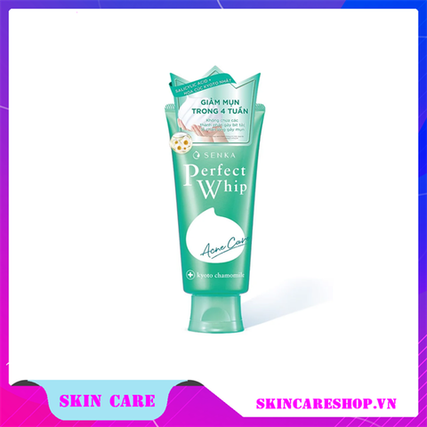 Sữa rửa mặt trị mụn Senka Perfect Whip Acne Care 100g