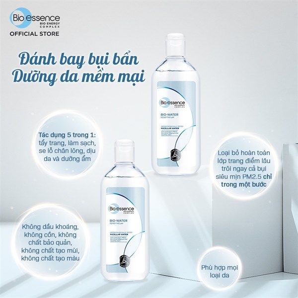 Nước Tẩy Trang Bio-Essence Water Micellar Water