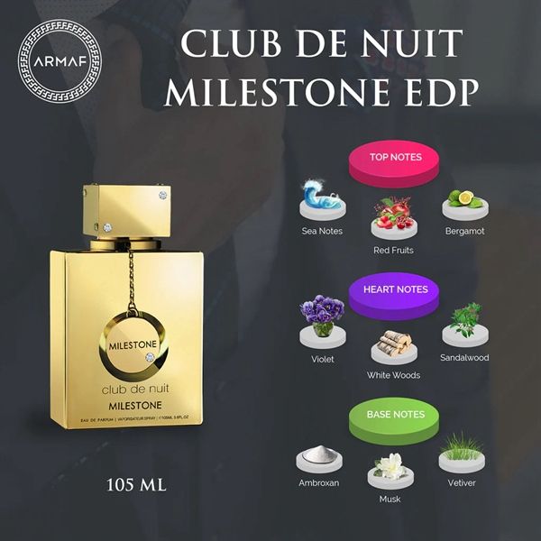 Nước Hoa Armaf Club De Nuit Milestone EDP Unisex 105ml