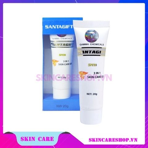 Gel Giảm Mụn SANTAGIFT SPF 30 3 In 1 Skin Care Gel 20g