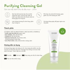 Sữa rửa mặt Babe Stop AKN Purifying Cleansing Gel 200ml