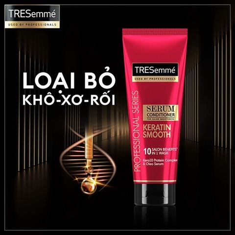 Kem Xả TRESemmé Keratin Smooth Serum Conditioner 330ml