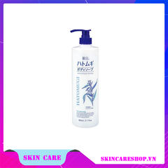 Sữa tắm dưỡng ẩm và làm sáng da Reihaku Hatomugi Body Soap 800ml