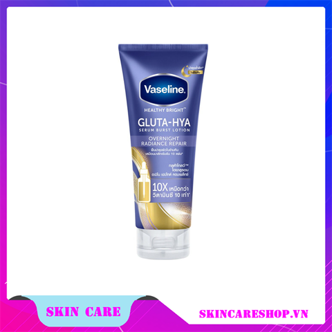 Dưỡng thể Vaseline Healthy Bright Gluta Hya Serum Burst Lotion Overnight Radiance 300ml