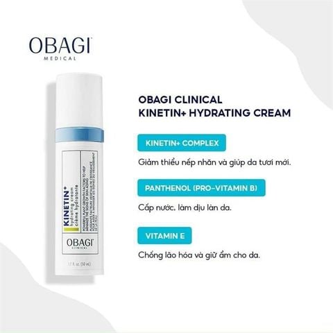 Kem dưỡng phục hồi Obagi Clinical Kinetin+ Hydrating Cream 50ml