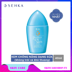 Kem Chống Nắng Dạng Sữa Senka Perfect UV Milk SPF 50+, PA++++ 40ml