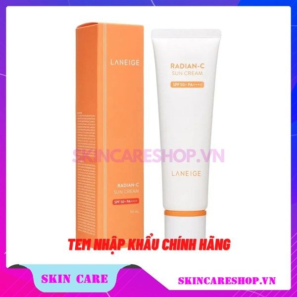 Kem Chống Nắng Laneige Radian-C Dưỡng Sáng Da 10ml