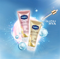 Sữa dưỡng thể Vaseline Healthy Bright Glutathione HYA Serum Burst Lotion 10X 300ml