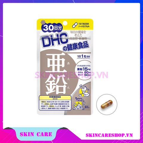 Viên Uống DHC Zinc Bổ Sung Kẽm (Tem Nhập Khẩu)