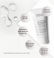 Gel Tẩy Da Chết Làm Sáng Da Paula's Choice Skin Perfecting 8% AHA Gel Exfoliant